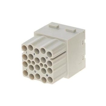 Контактная вставка 20 PIN, розетка UTL-H2ME-020-FC - Официальный саит UTL