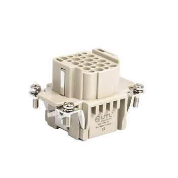 Контактная вставка 24 PIN (24+PE), розетка UTL-HDD-024-FС - Официальный саит UTL