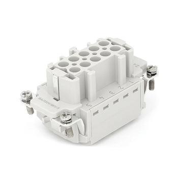 Контактная вставка 10 PIN (10+PE), розетка UTL-HE-010-FZ - Официальный саит UTL