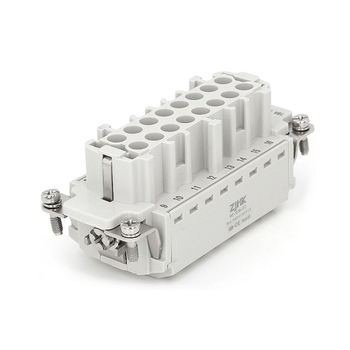 Контактная вставка 16 PIN (16+PE), розетка UTL-HE-016-FZ - Официальный саит UTL