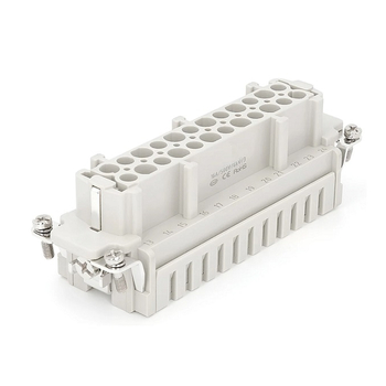 Контактная вставка 24 PIN (24+PE), розетка UTL-HE-024-FS - Официальный саит UTL