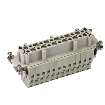 Контактная вставка 24 PIN (24+PE), розетка UTL-HE-024-FSS - Официальный саит UTL