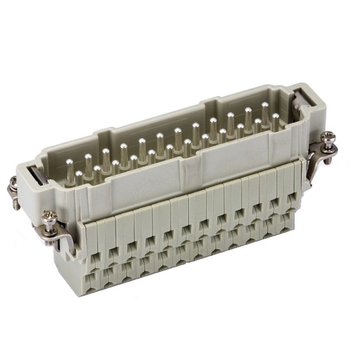 Контактная вставка 24 PIN (24+PE), вилка UTL-HE-024-MSS (25-48) - Официальный саит UTL
