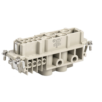 Контактная вставка 12 PIN (4/8+PE), розетка UTL-HK-004/8-F - Официальный саит UTL