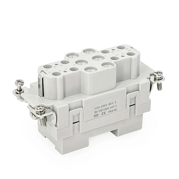 Контактная вставка 18 PIN (6/12+PE), розетка UTL-HK-006.2/12-F (6-10 mm²) - Официальный саит UTL