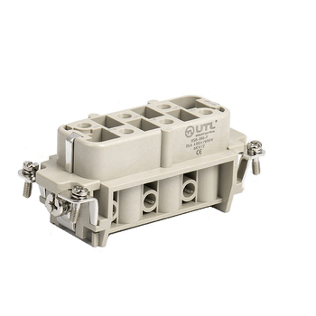 Контактная вставка 6 PIN (6+PE), розетка UTL-HSB-006-F (7-12) - Официальный саит UTL