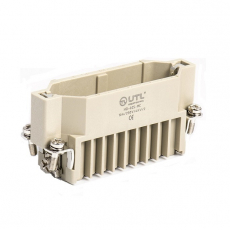 Контактная вставка 25 PIN (25+PE), вилка UTL-HD-025-MC - Официальный саит UTL