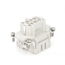 Контактная вставка 6 PIN (6+PE), розетка UTL-HE-006-FC - Официальный саит UTL