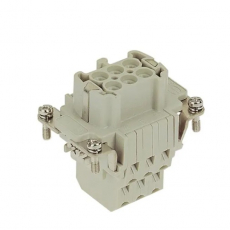 Контактная вставка 6 PIN (6+PE), розетка UTL-HE-006-FSS - Официальный саит UTL