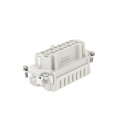 Контактная вставка 16 PIN (16+PE), розетка UTL-HE-016-FS (17-32) - Официальный саит UTL