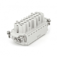 Контактная вставка 16 PIN (16+PE), розетка UTL-HE-016-FZ (17-32) - Официальный саит UTL