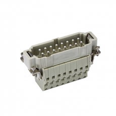Контактная вставка 16 PIN (16+PE), вилка UTL-HE-016-MSS - Официальный саит UTL