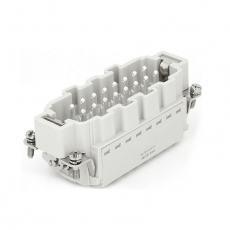 Контактная вставка 16 PIN (16+PE), вилка UTL-HE-016-MZ (17-32) - Официальный саит UTL