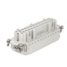 Контактная вставка 24 PIN (24+PE), розетка UTL-HE-024-FZ - Официальный саит UTL