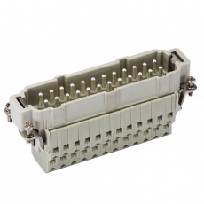 Контактная вставка 24 PIN (24+PE), вилка UTL-HE-024-MSS - Официальный саит UTL