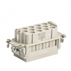 Контактная вставка 14 PIN (12/2+PE), розетка UTL-HK-012/2-FC - Официальный саит UTL
