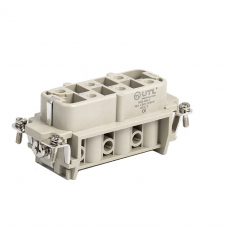 Контактная вставка 6 PIN (6+PE), розетка UTL-HSB-006-F (7-12) - Официальный саит UTL