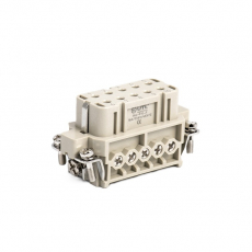 Контактная вставка 10 PIN (10+1PE), розетка UTL-HA-010-F - Официальный саит UTL