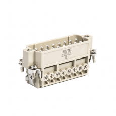 Контактная вставка 16 PIN (16+1PE), вилка UTL-HA-016-M (17-32) - Официальный саит UTL