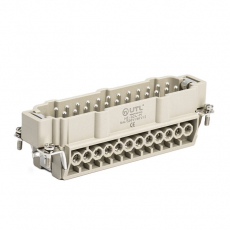 Контактная вставка 24 PIN (24+1PE), вилка UTL-HE-024-M - Официальный саит UTL