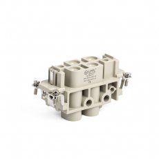 Контактная вставка 6 PIN (4/2+1PE), розетка UTL-HK-004/2-F - Официальный саит UTL