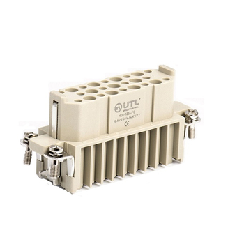 Контактная вставка 25 PIN (25+PE), розетка UTL-HD-025-FC - Официальный саит UTL