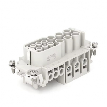 Контактная вставка 12 PIN (6/6+PE), розетка UTL-HWK-006/6-F - Официальный саит UTL