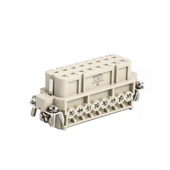 Контактная вставка 16 PIN (16+PE), розетка UTL-HA-016-F - Официальный саит UTL