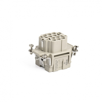 Контактная вставка 10 PIN (10+1PE), розетка UTL-HEE-010-FC - Официальный саит UTL